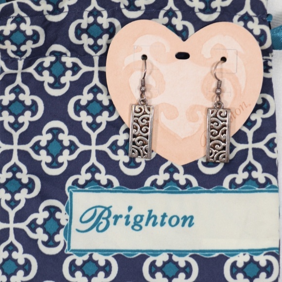 Vintage Brighton 'Deco Lace' french wire earrings - Picture 6 of 7